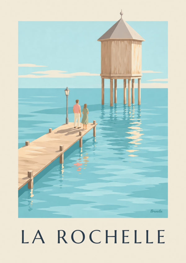 Bout du Monde Lighthouse Poster in La Rochelle