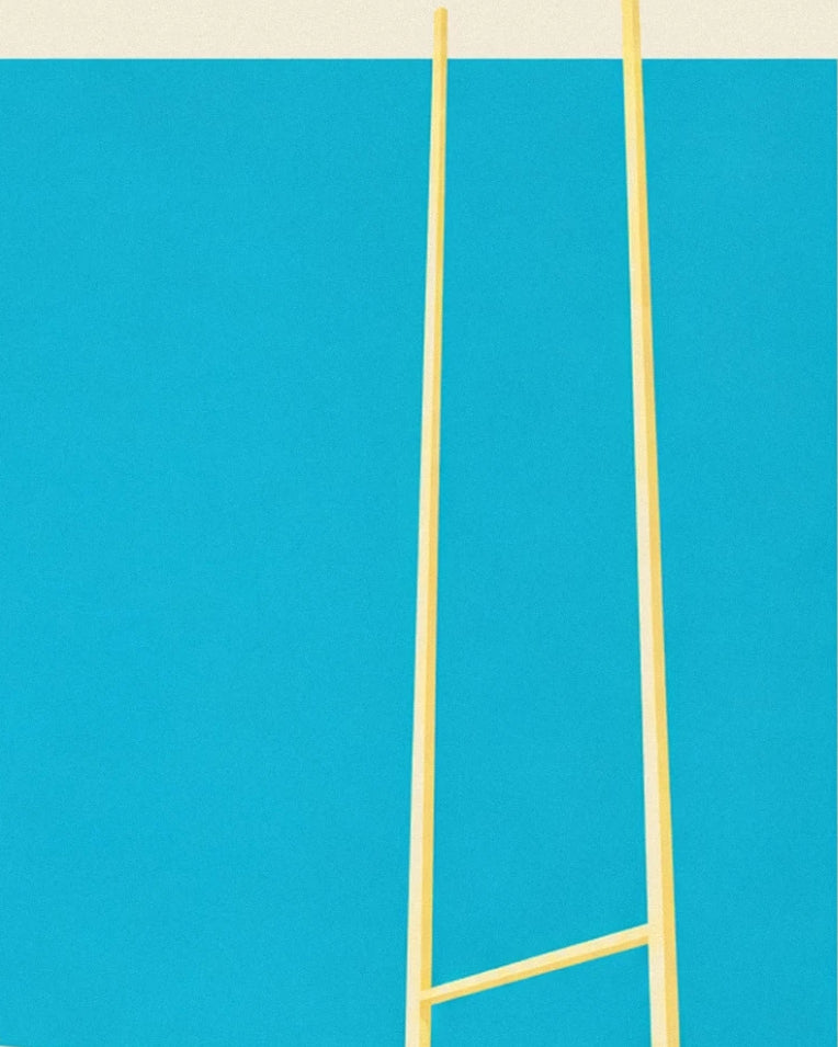Rugby player scoring a diving try poster: close-up detail