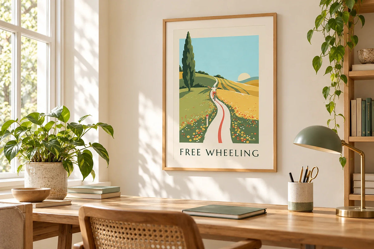 Decorating an office with inspiring posters