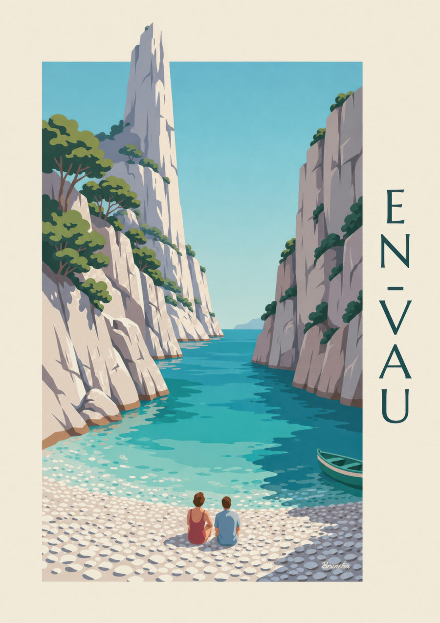 En-Vau Calanque and Rocky Spire Poster