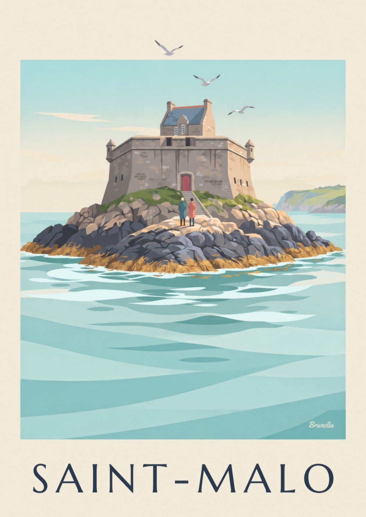 Fort du Petit Bé Saint-Malo poster