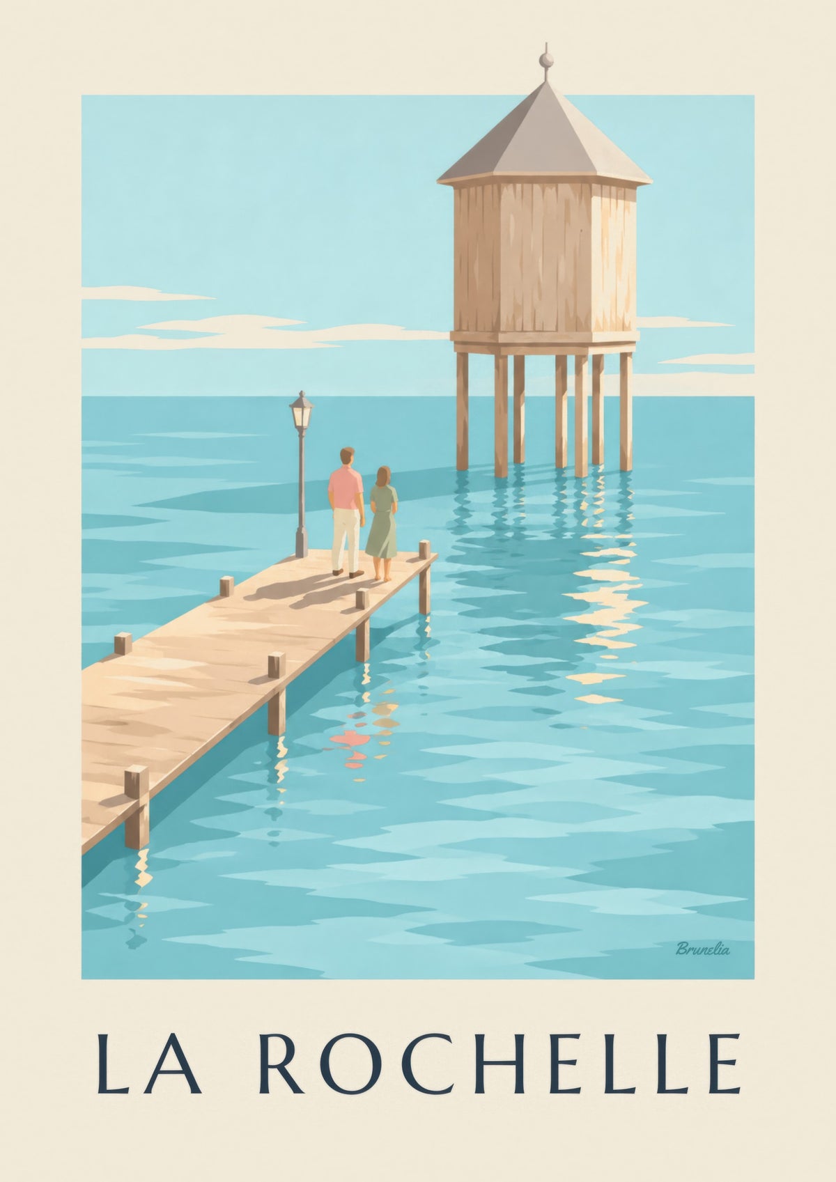 Bout du Monde Lighthouse Poster in La Rochelle